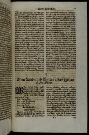 II. Vom Leyden und Sterben unsers Herrn Jesu Christi.