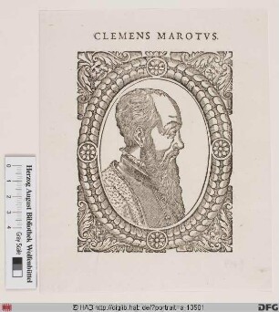 Bildnis Clément Marot