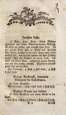 Verzeichniß der Herzoglichen Bilder-Gallerie zu Salzthalen