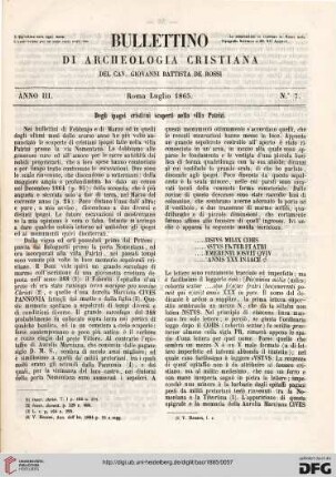 Nr. 7 (Luglio 1865)
