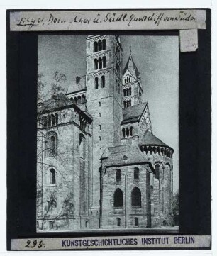 Speyer, Dom : Außenansicht von SO