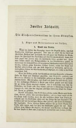 1. Ketzer und Reformatoren vor Luther