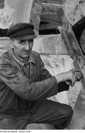 Portrait Arthur Steudtes anläßlich seiner Auszeichnung als "Verdienter Aktivist"