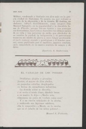 El caballo de los pobres