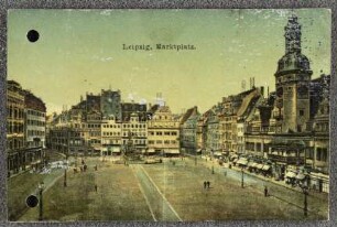 Leipzig, Marktplatz.