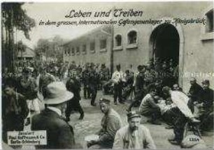 Kriegsgefangene im Lager Königsbrück.