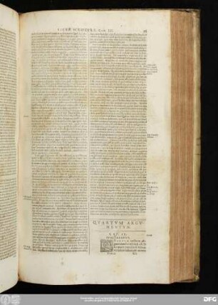 Quartum Argumentum. Cap. IV.
