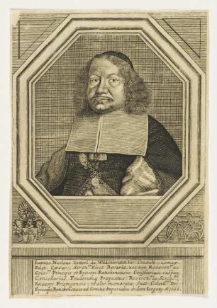 Bildnis des Ioannes Nicolaus Vetterl de Wildenbrunn