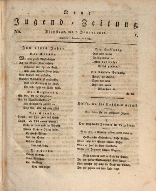 Neue Jugendzeitung. 8,Jan./Juli. 1817