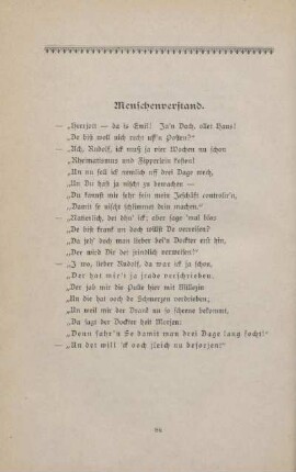Menschenverstand
