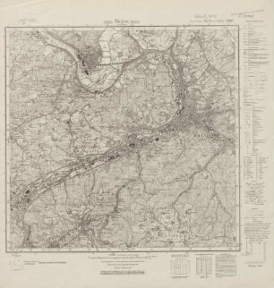 4610 (alte Nr.: 2652) Hagen in Westfalen, Meßtischblatt (4cm - Karte)
