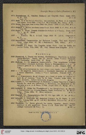 Nachtrag (Nr. 4840 - 4848)