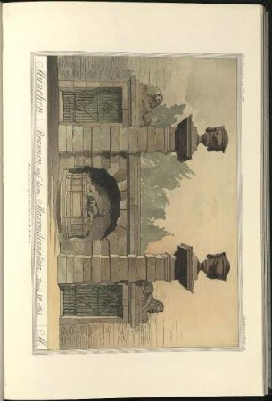 M. Brunnen auf dem Maximilianplatz