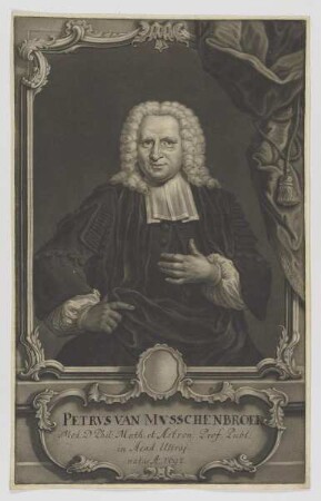 Bildnis des Petrvs van Mvsschenbroek
