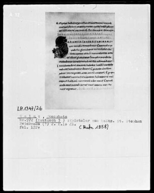 Epistolar: Textseite mit Initiale S