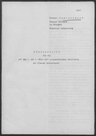 Schlaitdorf-Altenriet: Pfarrbericht 1936