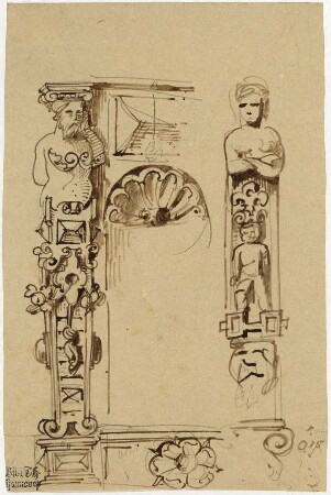 Gebäude in Lübeck, Hermenpilaster