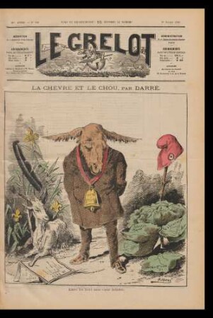La chèvre et le chou, par Darré