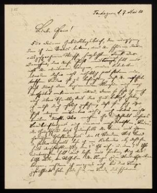 Brief an Erna, 07.05.1910, Tendaguru