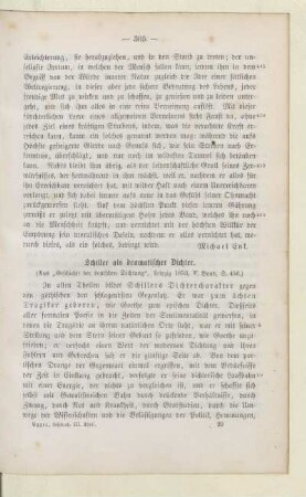 Schiller als dramatischer Dichter