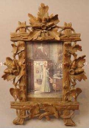 Bilderständer, Holz, geschnitzt