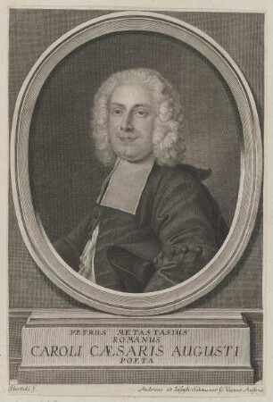 Bildnis des Petrus Metastasius