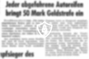 Jeder abgefahrene Autoreifen bringt 50 [Name maskiert] ein