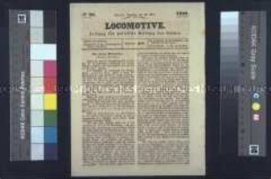 Tageszeitung: Locomotive, Nr. 36; 16. Mai 1848