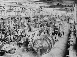 Dampfturbinenabteilung der Maschinenfabrik Oerlikon : Technikgeschichte | Industrie und Technik | Fabrikanlagen