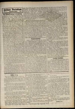 Zweite Ausgabe vom Dienstag, den 04. März 1913.