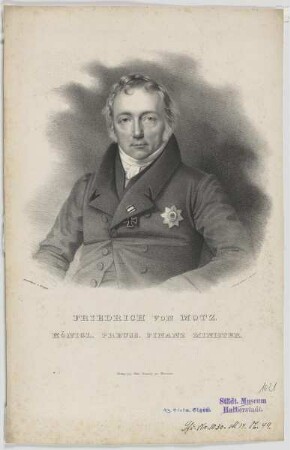 Bildnis des Friedrich Christian Adolf von Motz