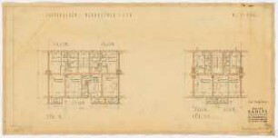 Wohnhausbebauung Mannheimer Straße, Berlin-Wilmersdorf: Typ 9 und 21: Grundriss Wohnung 1:100