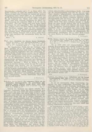 538 [Rezension] Roth, Hermann Heinrich, St. Severin in Köln. Ein Kollegiatstift, aufgehoben 1802