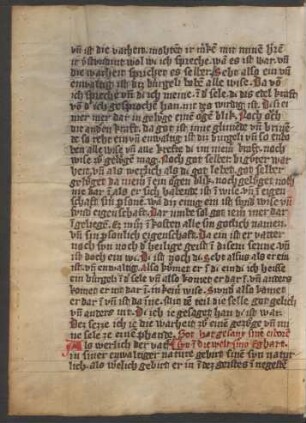 Predigt über I Io 5,9 (unvollst.)