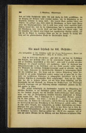 ¬Ein¬ neues Lehrbuch der bibl. Geschichte