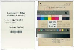 Entnazifizierung Ludwig Kreuzer , geb. 10.05.1908 (Uhrenhaendler)