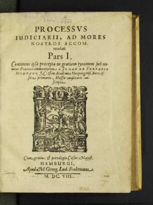 1: Continens ipsa praecepta in gratiam tyronum sub nomine Praeexercitamentorum