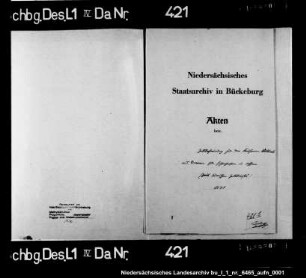 Zollbefreiung für den im Auftrag des dänischen Königs reisenden Kaufmann Willich aus Bremen für Eisensachen und Ochsen