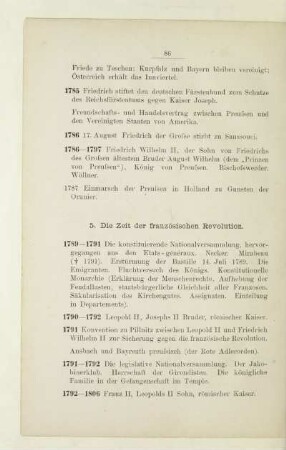 5. Die Zeit der französischen Revolution