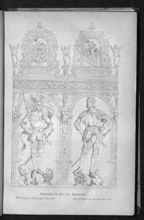 Denkmäler im Chor der Stiftskirche