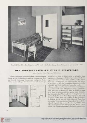 Der Wohnschlafraum in drei Beispielen