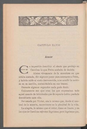 Capítulo XLVIII - Amor
