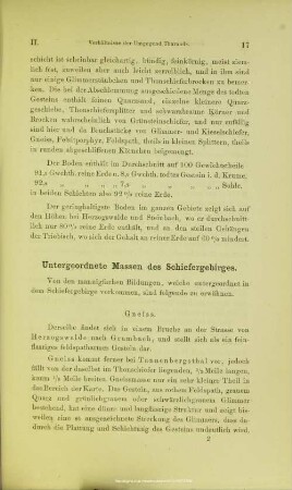 Untergeordnete Massen des Schiefergebirges.