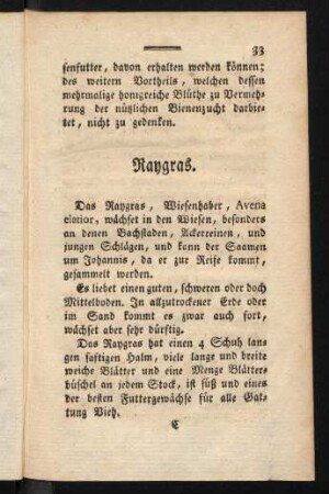33-43, Raygras; ...