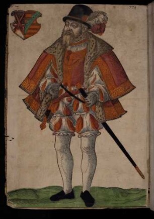 Herzog Moritz von Sachsen, Wappenschild