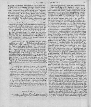 Feldbausch, F. S.: Versuch einer systematischen Begründung der deutschen Rechtschreibung zum Schulgebrauche. Darmstadt: Leske 1829