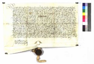 Graf Wolfgang von Hohenlohe verschreibt seiner Gemahlin jährlich 6 Fuder Wein.