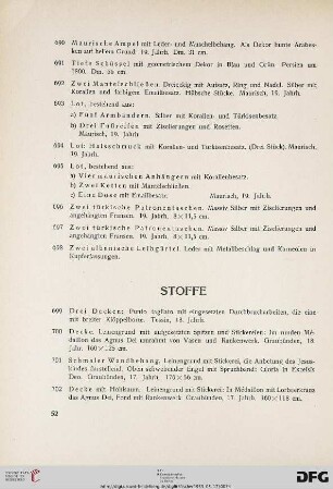 Stoffe (Nr. 699-745)