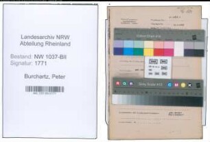 Entnazifizierung Peter Burchartz , geb. 13.03.1887 (Kaufmann)
