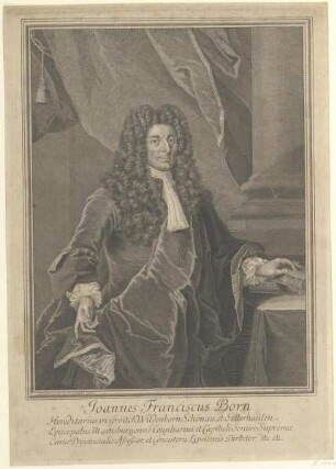 Bildnis des Joannes Franciscus Born